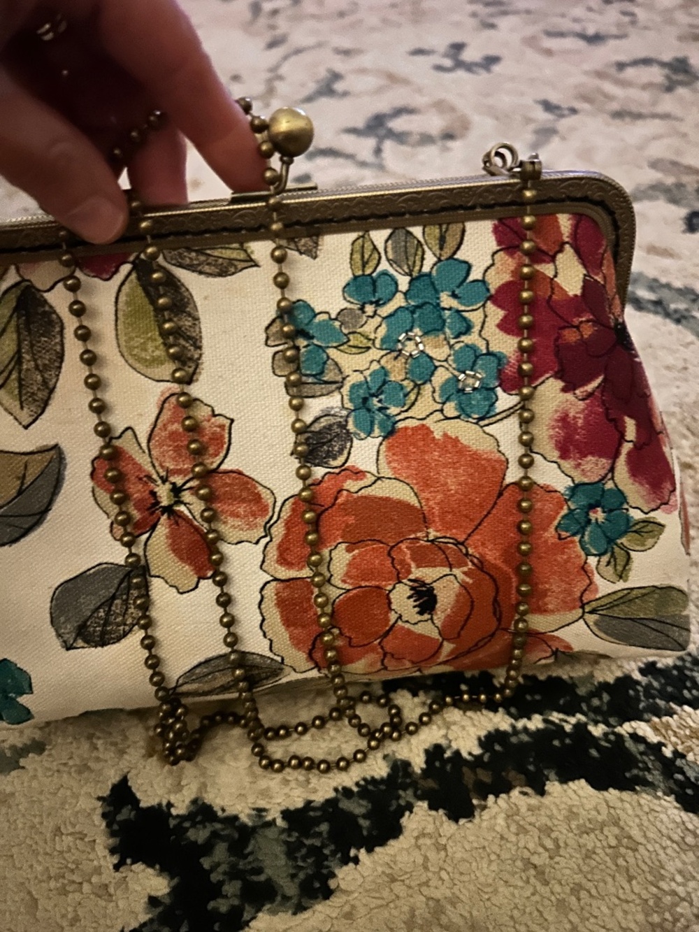 Beautiful Vintage Bohemian Style Purse Clutch